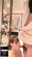 (草莓大宝贝)早期给炮友口交乳交