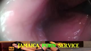 Camera Inside Ebony Pink Vagina Showing Creamy Orgasm With Dick Inside Part Two