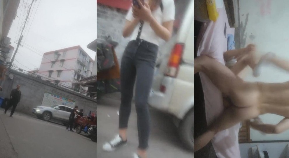 傍晚时间一堆站街女选了个妹子带小房间操超近视角看小穴JB插入激情爆操.